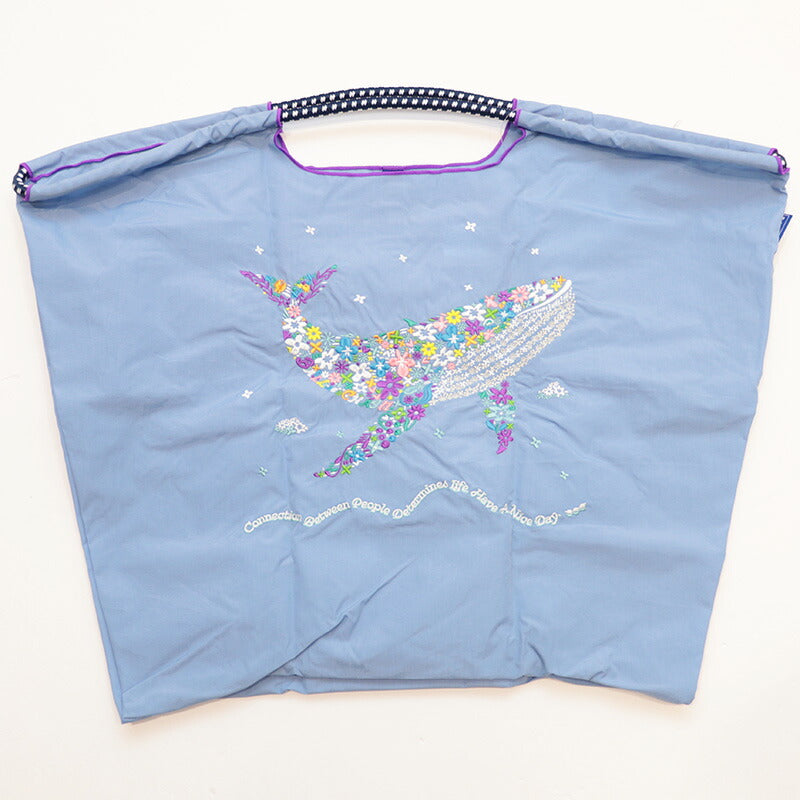 Ball & Chain Tote Bag FLOWER WHALE (L)