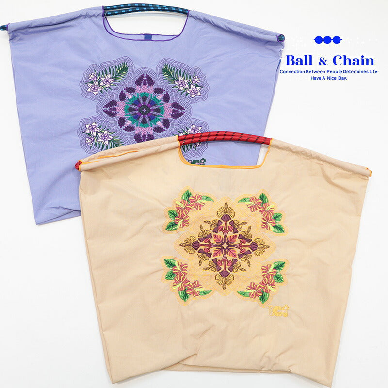 Ball & Chain Tote Bag Hawaiian Quilts (L)
