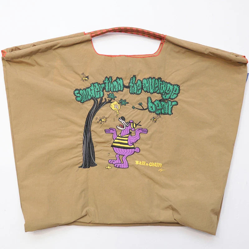 Ball & Chain Tote Bag A.HONEY BEAR (L)