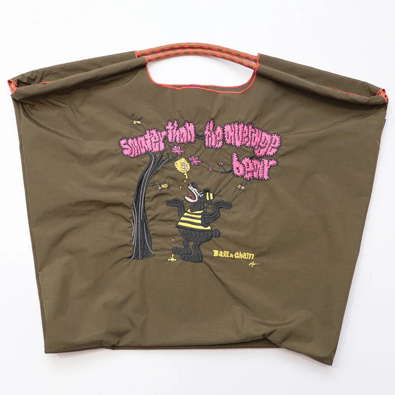 Ball & Chain Tote Bag A.HONEY BEAR (L)