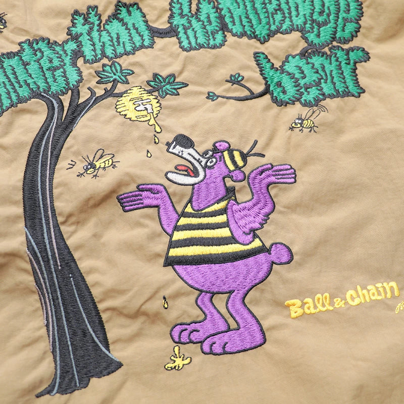 Ball & Chain Tote Bag A.HONEY BEAR (M)