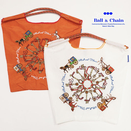 Ball & Chain Tote Bag KEY&CARRIAGE (M)