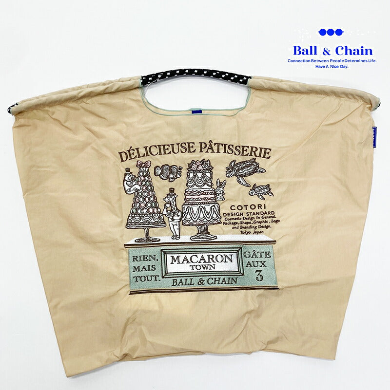 Ball & Chain Tote Bag MACARON TOWN (L)