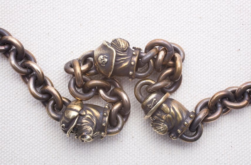 Peanuts&Co BULL WALLET CHAIN Brass