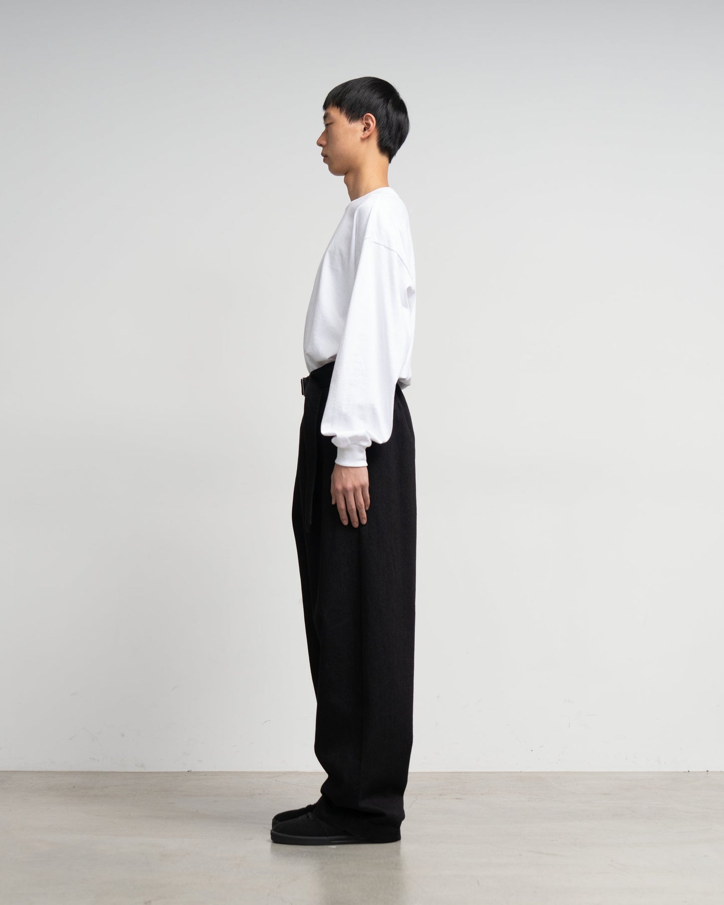 Graphpaper Selvage Denim Belted Pants - RIGID