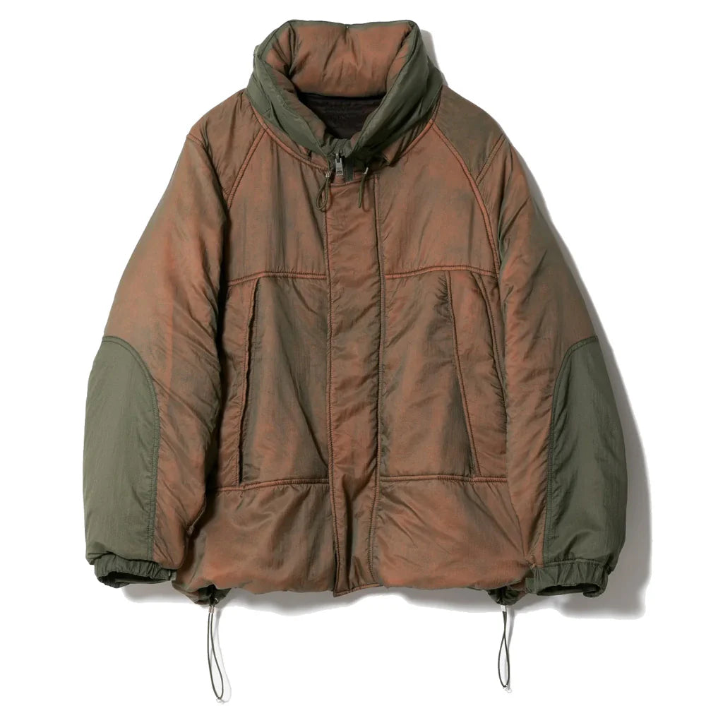 beautiful people nylonrip dyedpatting monsterparka blouson