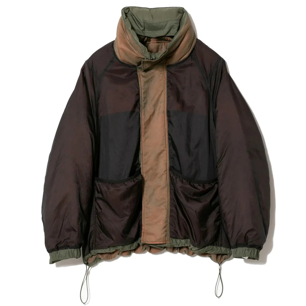 beautiful people nylonrip dyedpatting monsterparka blouson
