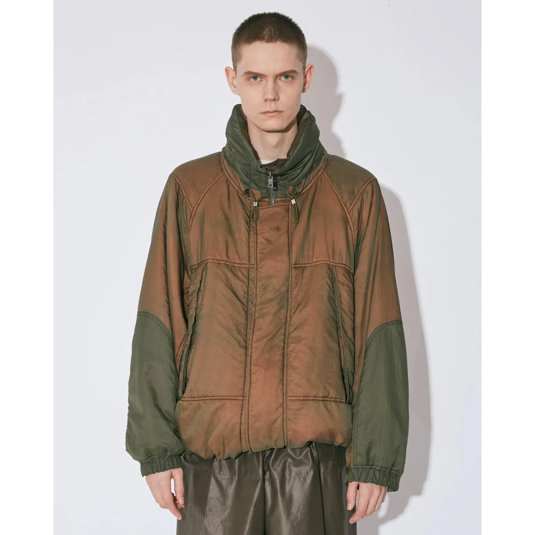 beautiful people nylonrip dyedpatting monsterparka blouson
