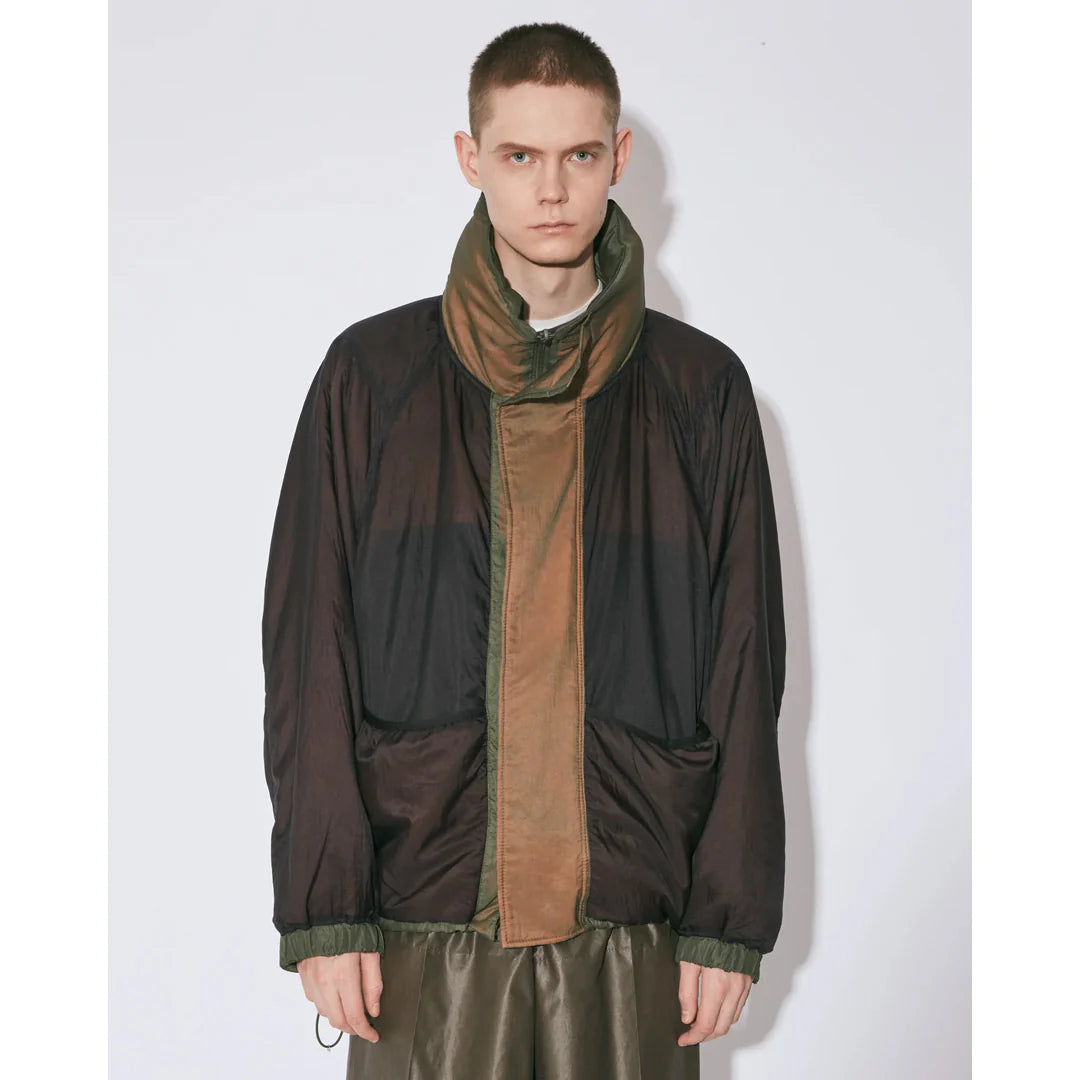 beautiful people nylonrip dyedpatting monsterparka blouson