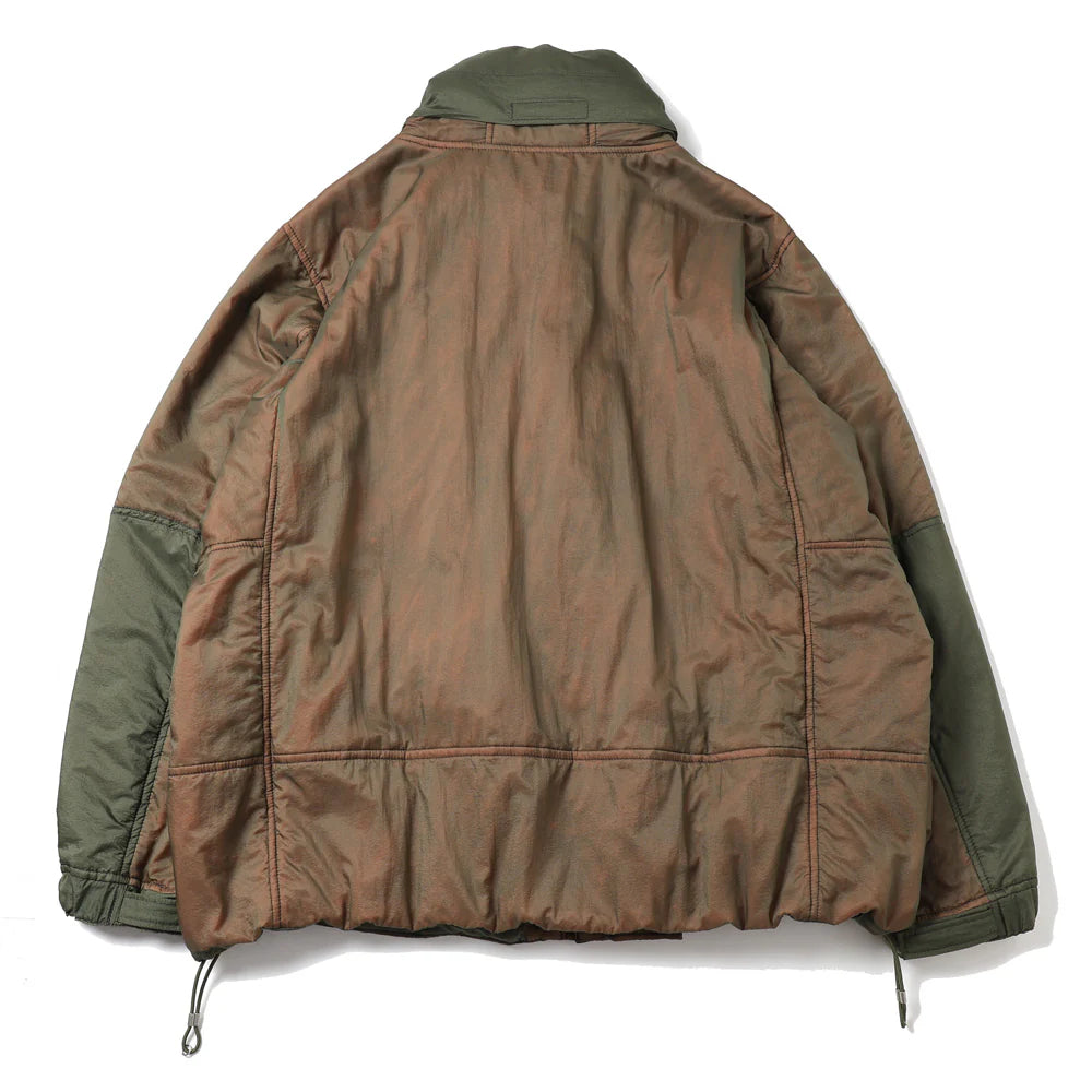 beautiful people nylonrip dyedpatting monsterparka blouson
