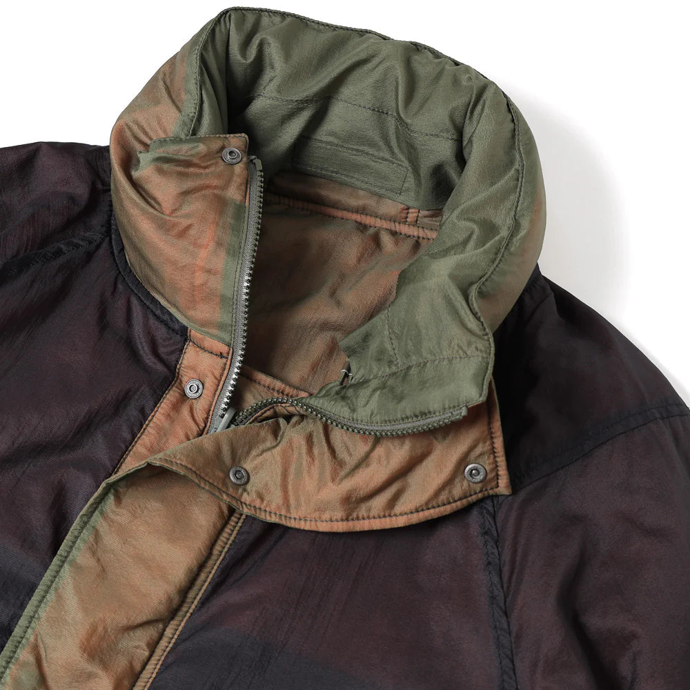 beautiful people nylonrip dyedpatting monsterparka blouson