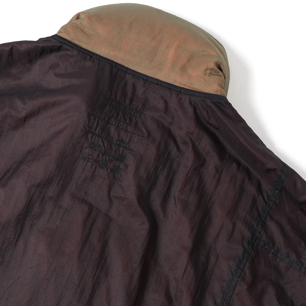 beautiful people nylonrip dyedpatting monsterparka blouson