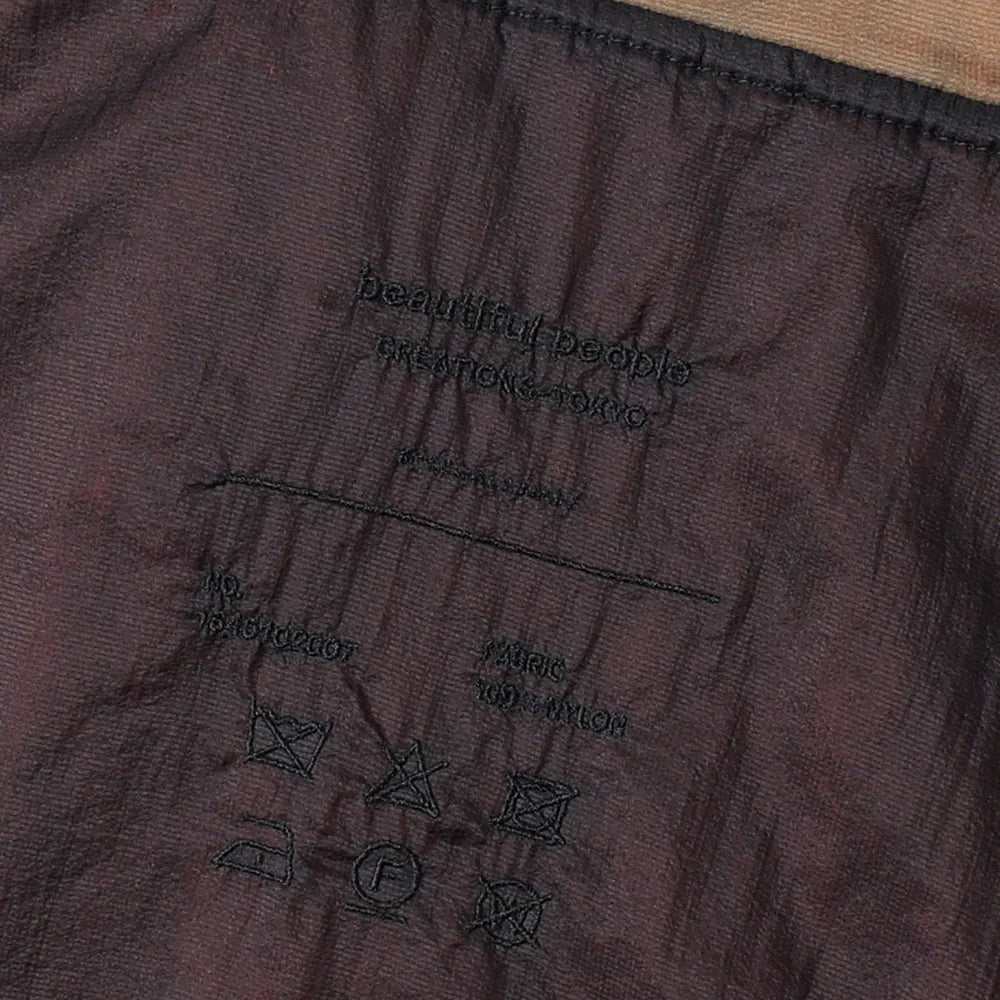 beautiful people nylonrip dyedpatting monsterparka blouson