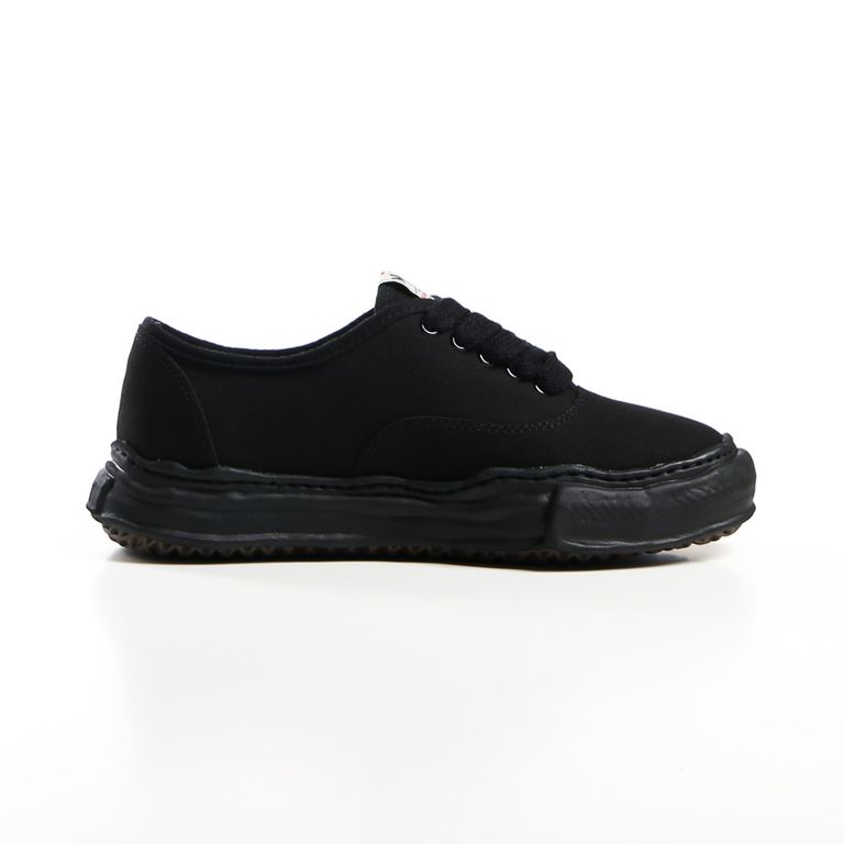 Maison MIHARA YASUHIRO BAKER Original Sole Canvas Lowtop Sneaker Black x Black
