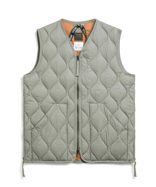 TAION MILITARY V NECK W-ZIP DOWN VEST (SOFT SHELL)