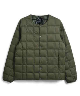 TAION Crew Neck Button Down Jacket