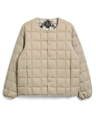 TAION Crew Neck Button Down Jacket