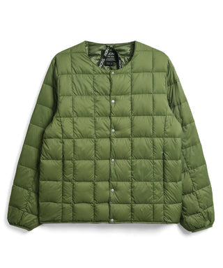 TAION Crew Neck Button Down Jacket
