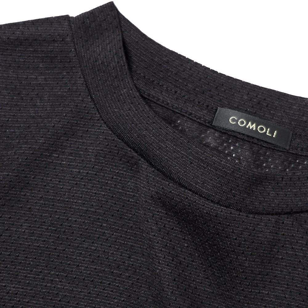 COMOLI Wool Mesh Short Sleeve T-shirt