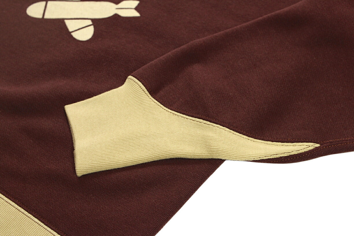 FREEWHEELERS & CO. "USAAF 90TH BG 320TH BSQ JOLLY ROGER" ATHLETIC SWEAT SHIRT