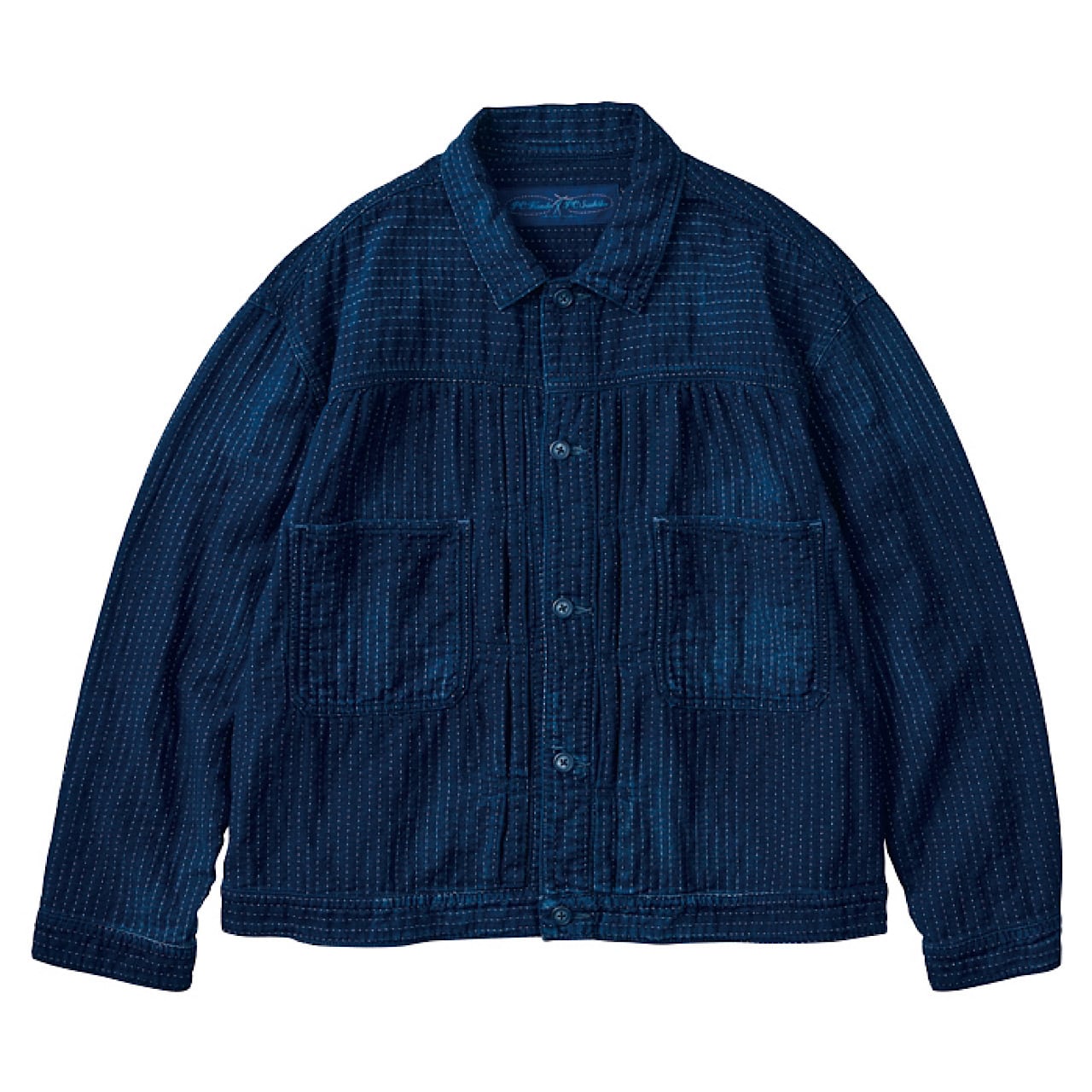 Porter Classic SASHIKO STRIPE SHORT JACKET