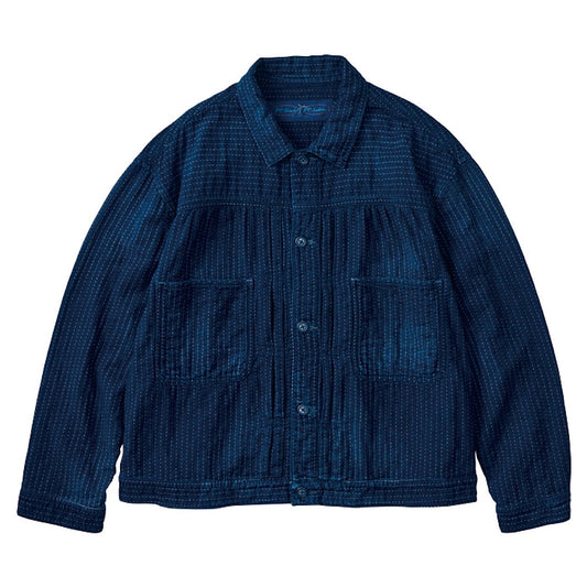Porter Classic SASHIKO STRIPE SHORT JACKET