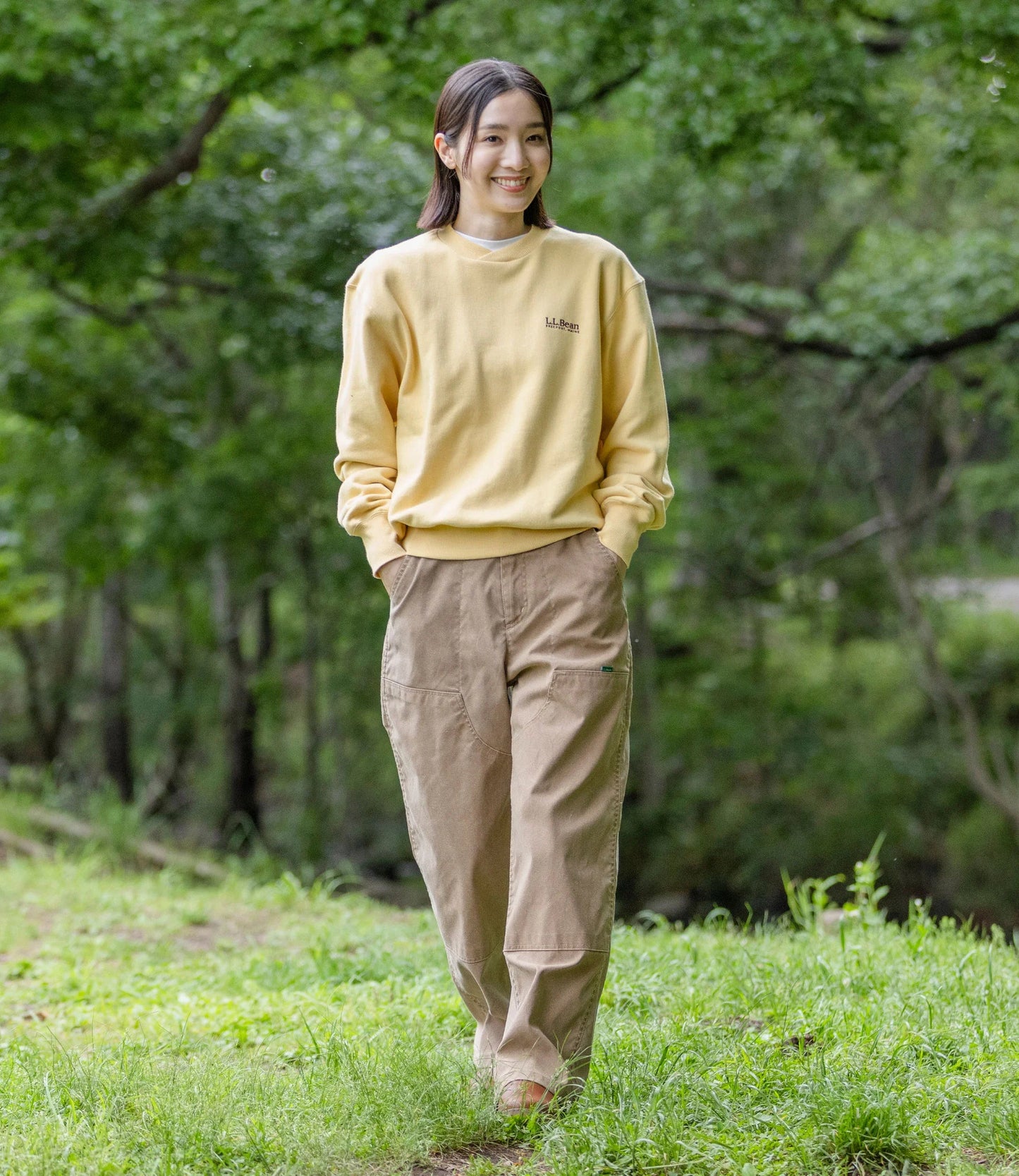 L.L.Bean JAPAN EDITION Women's Smithfield Crewneck Sweatshirt