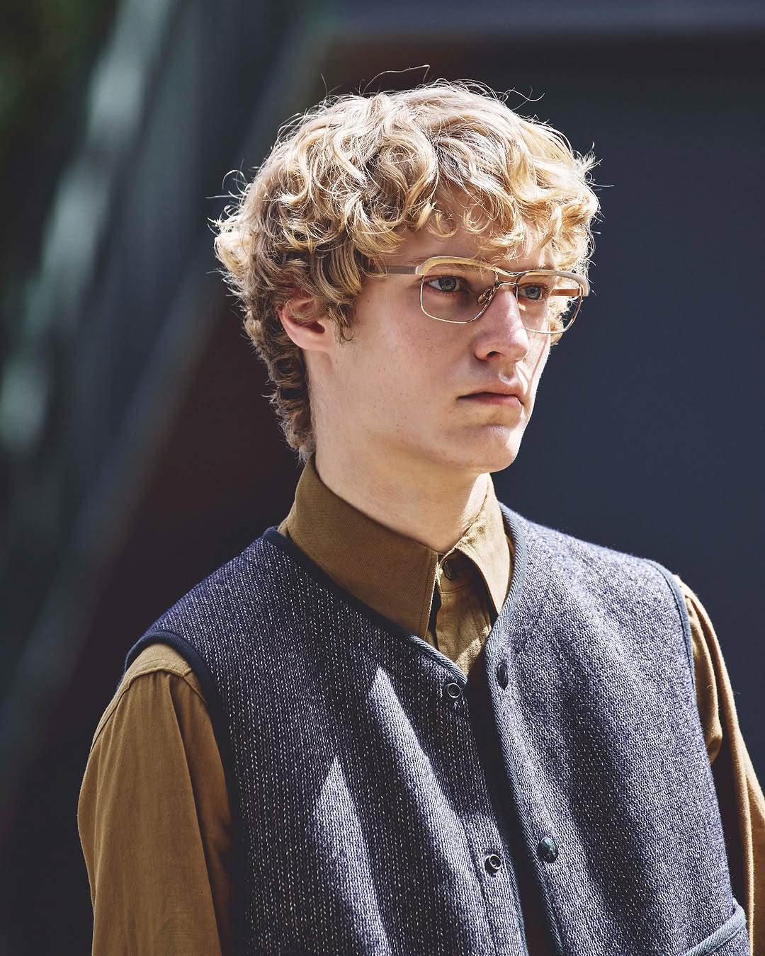 YELLOWS PLUS EYEGLASS FRAME BERNARD Gold