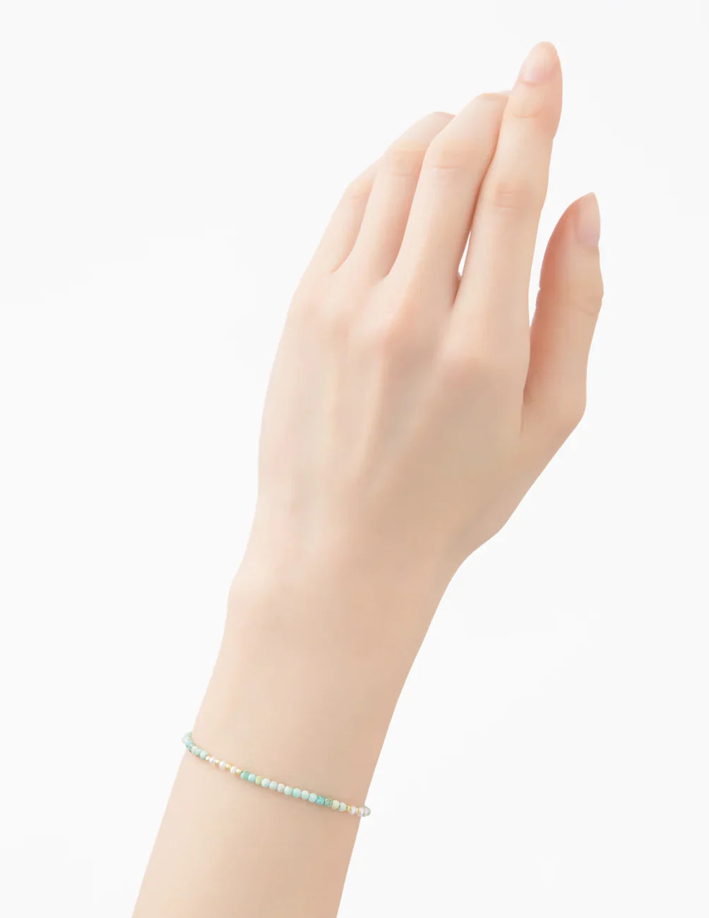 MARIHA Dream Dust Bracelet Pearl (3p) x Turquoise 18cm