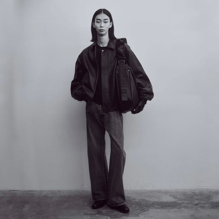 ssstein LEATHER ZIP SHORT JACKET