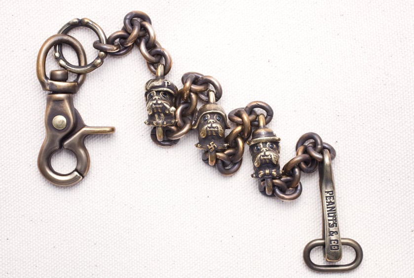 Peanuts&Co BULL WALLET CHAIN Brass