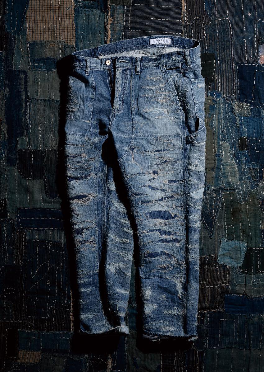 FDMTL DOUBLE KNEE PANTS 20YR WASH