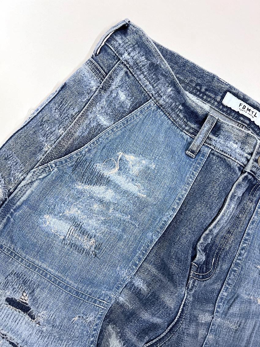 FDMTL DOUBLE KNEE PANTS 20YR WASH