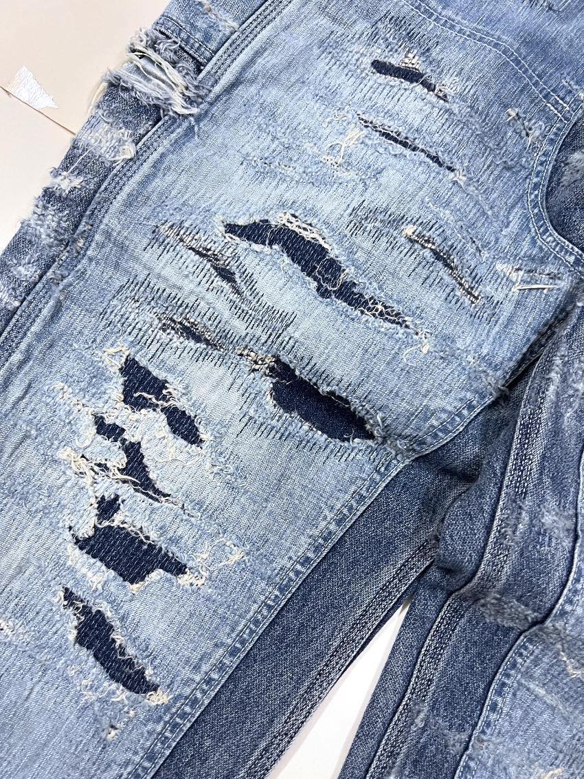 FDMTL DOUBLE KNEE PANTS 20YR WASH