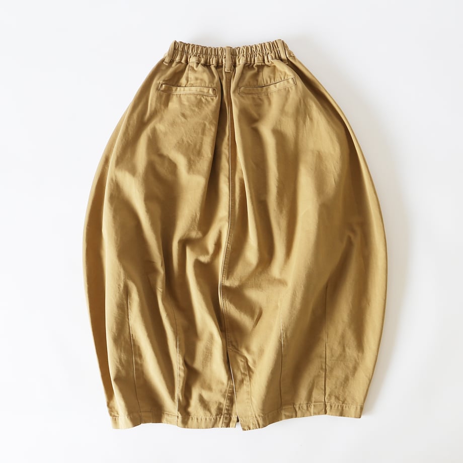 HARVESTY CIRCUS SKIRT CHINO CLOTH