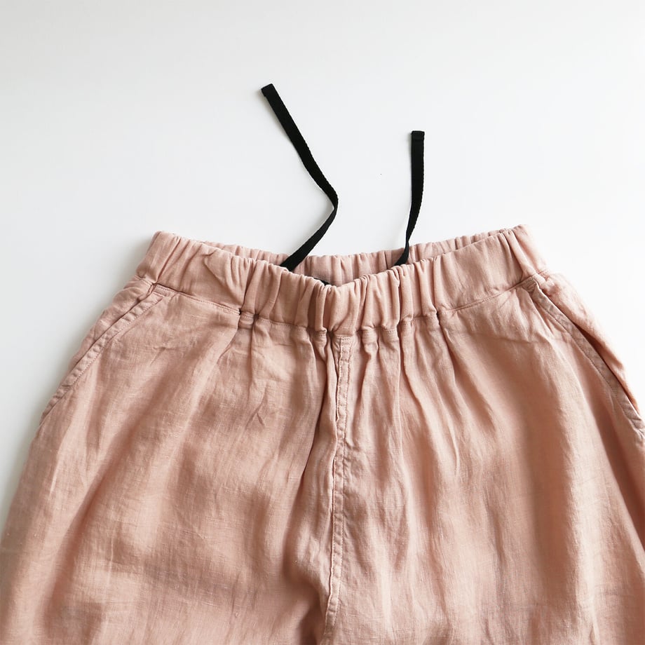HARVESTY FRENCH LINEN EASY CIRCUS PANTS
