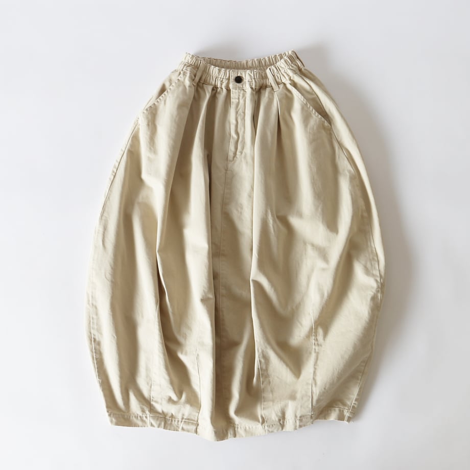 HARVESTY CIRCUS SKIRT CHINO CLOTH