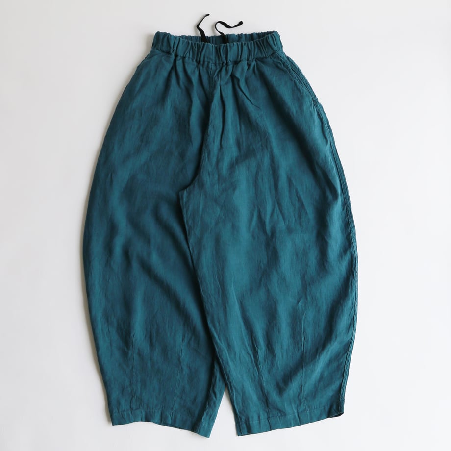 HARVESTY FRENCH LINEN EASY CIRCUS PANTS