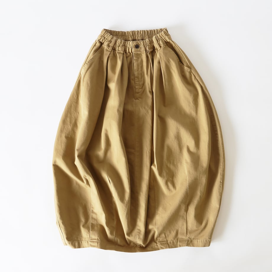 HARVESTY CIRCUS SKIRT CHINO CLOTH