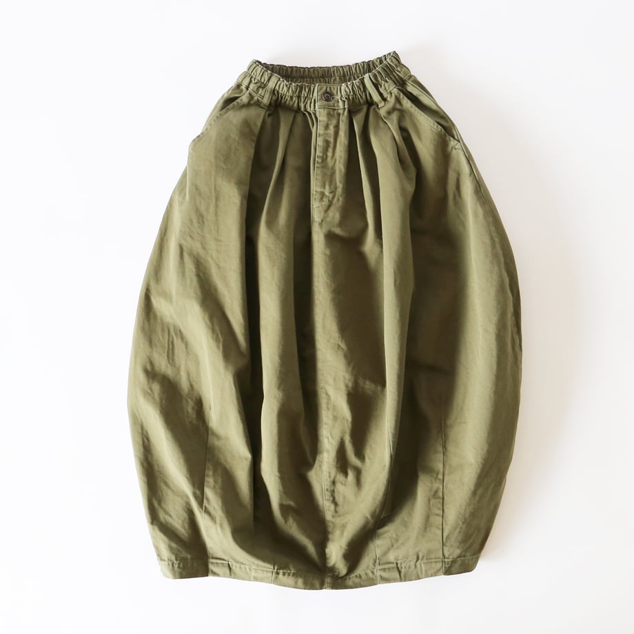 HARVESTY CIRCUS SKIRT CHINO CLOTH