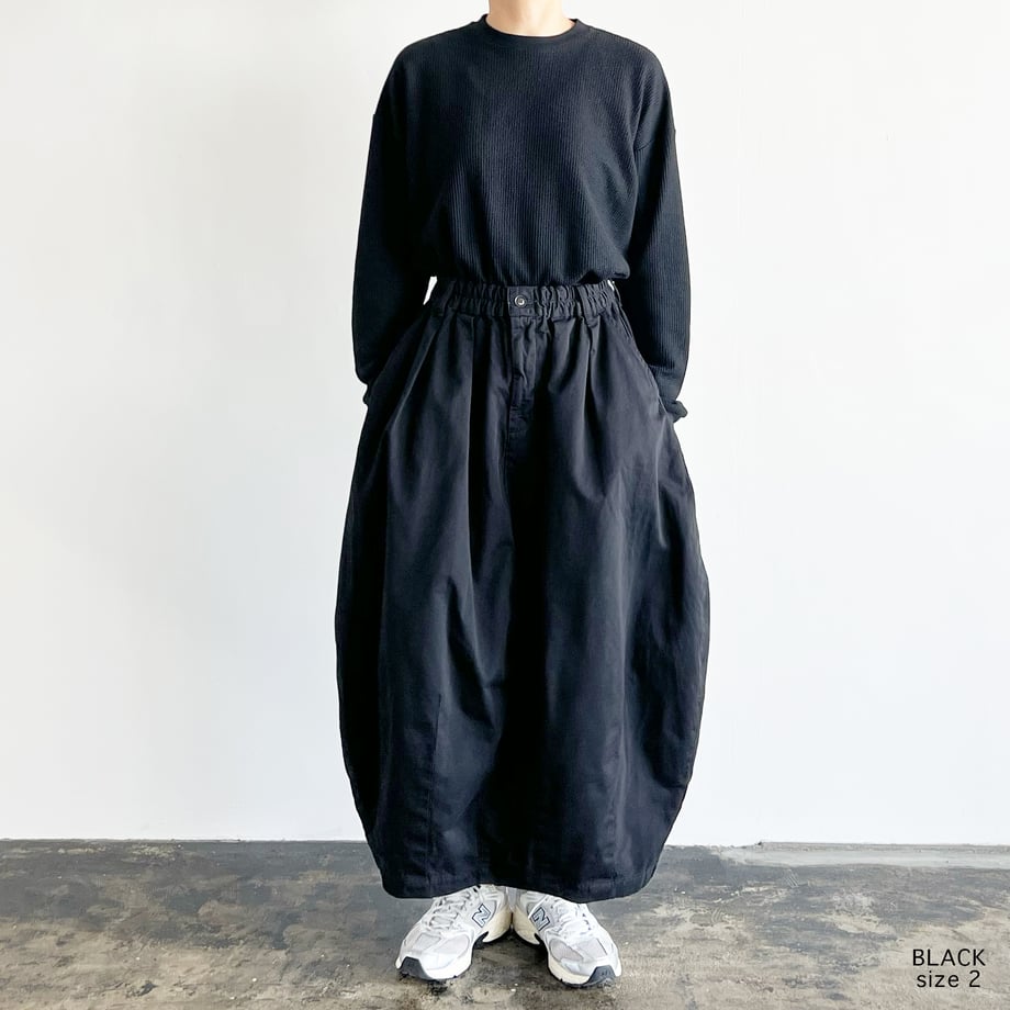 HARVESTY CIRCUS SKIRT CHINO CLOTH