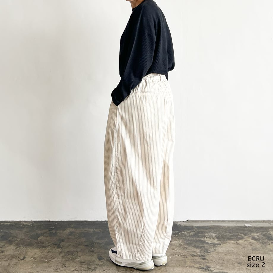 HARVESTY PENCIL STRIPES CIRCUS PANTS