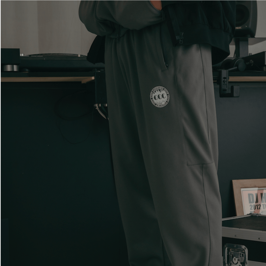 City Country City Embroiderd Logo Switching Track Pants