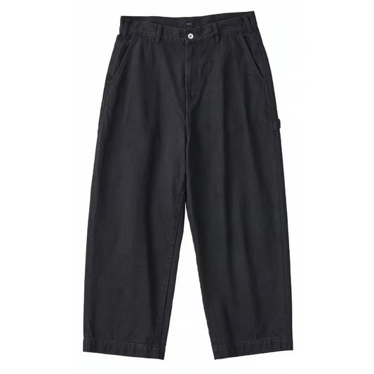 Porter Classic STEINBECK DENIM PAINTER PANTS BLACK