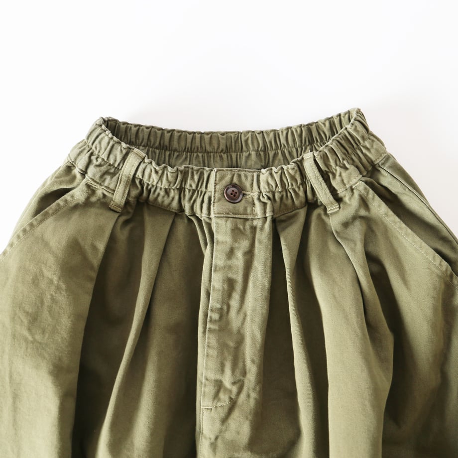 HARVESTY CIRCUS SKIRT CHINO CLOTH