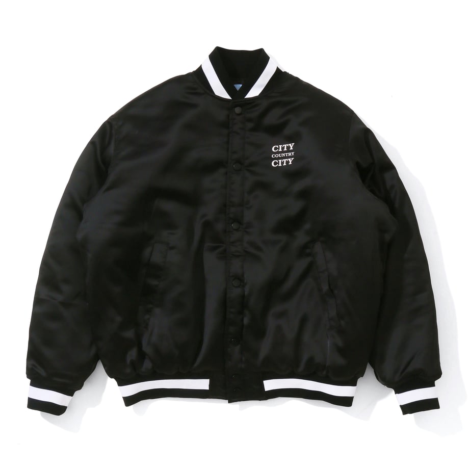 CITY COUNTRY CITY Satain Varsity Jacket