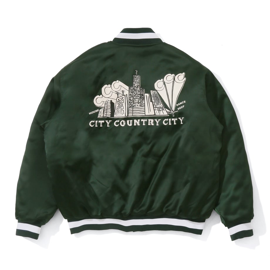 CITY COUNTRY CITY Satain Varsity Jacket