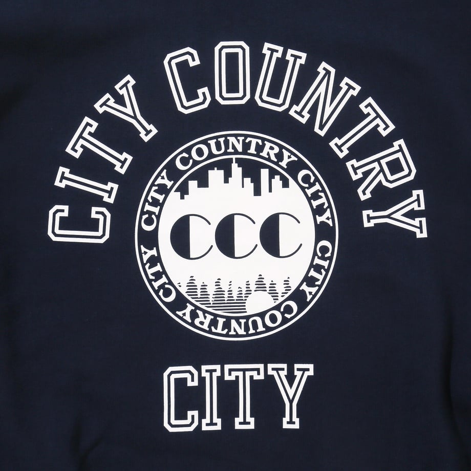 CITY COUNTRY CITY Cotton Sweat Shirt College Logo