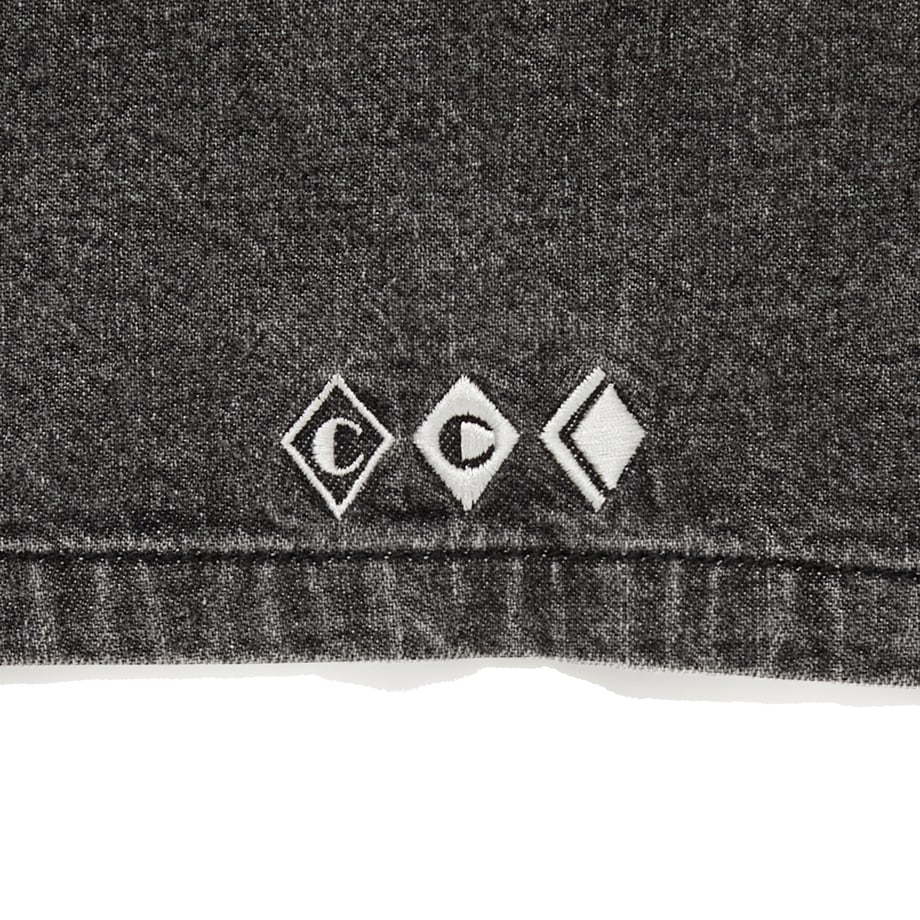 City Country City Embroiderd Logo Denim Easy Shorts