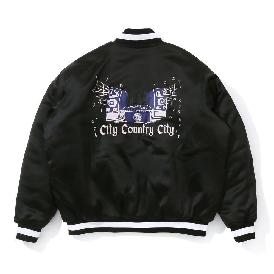 CITY COUNTRY CITY Satain Varsity Jacket